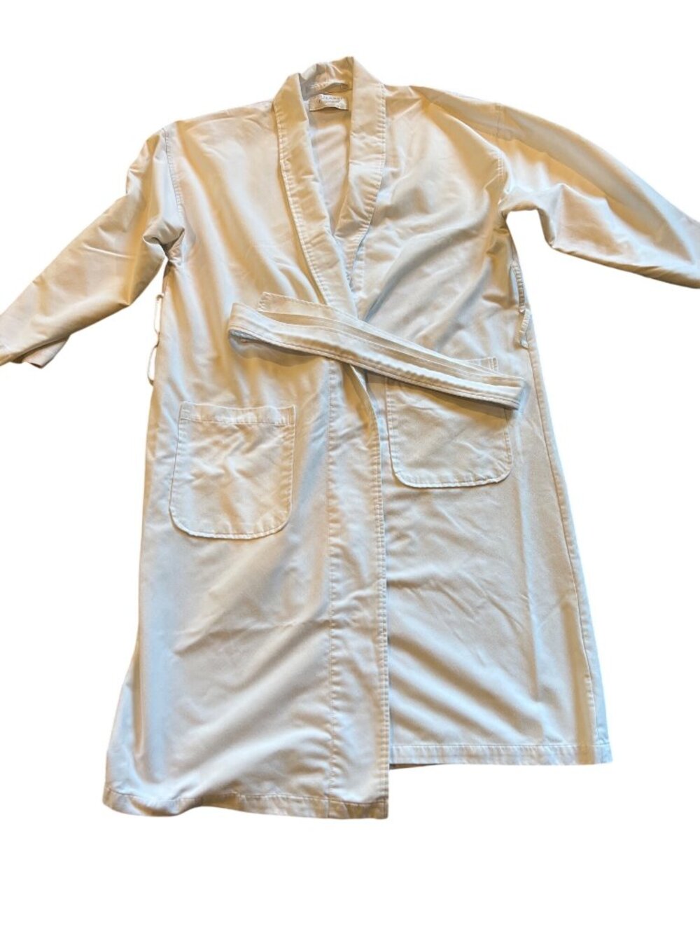MONARCH Cypress white microfiber belted spa robe WHITE OSFM